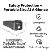 Open view showing cutting mechanism for pins, tips and hooks